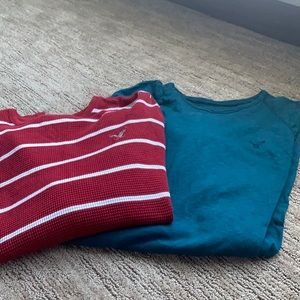Bundle of 2 Men’s XL long sleeve American Eagles shirts! Like new condition!